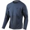 Troy Lee Designs Drift Langarm Trikot Herren Blau