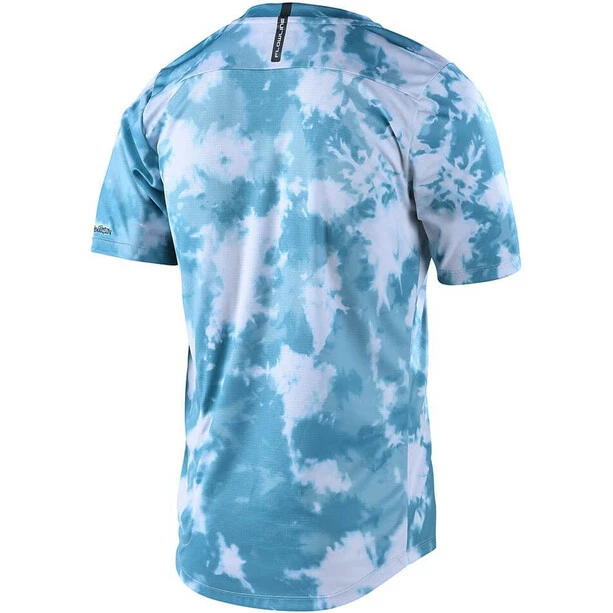 Troy Lee Designs Flowline Kurzarm Trikot Herren Blau/weiß 4 Troy Lee Designs Flowline Kurzarm Trikot Herren Blau/weiß – Bild 2
