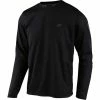 Troy Lee Designs Flowline Langarm Trikot Herren Schwarz -Cityräder magasin en ligne troy lee designs flowline ls jersey black 1