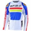 Troy Lee Designs Sprint Trikot Weiß/blau -Cityräder magasin en ligne troy lee designs sprint jersey white 1