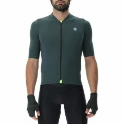 UYN Lightspeed Kurzarm Fahrradshirt Herren Grün/schwarz