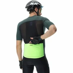UYN Lightspeed Kurzarm Fahrradshirt Herren Grün/schwarz -Cityräder magasin en ligne uyn lightspeed biking short sleeve shirt men pine grove black 5