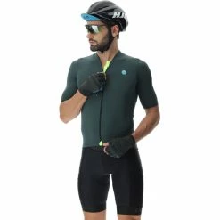 UYN Lightspeed Kurzarm Fahrradshirt Herren Grün/schwarz -Cityräder magasin en ligne uyn lightspeed biking short sleeve shirt men pine grove black 6