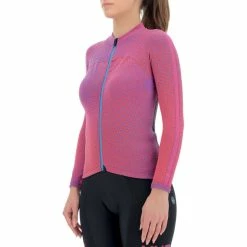 UYN Spectre Winter Langarmshirt Damen Pink/blau