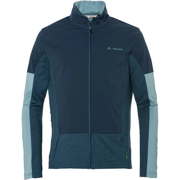 VAUDE All Year Moab T-Shirt Mit Durchgehendem Reißverschluss Herren Blau 3 VAUDE All Year Moab T-Shirt Mit Durchgehendem Reißverschluss Herren Blau