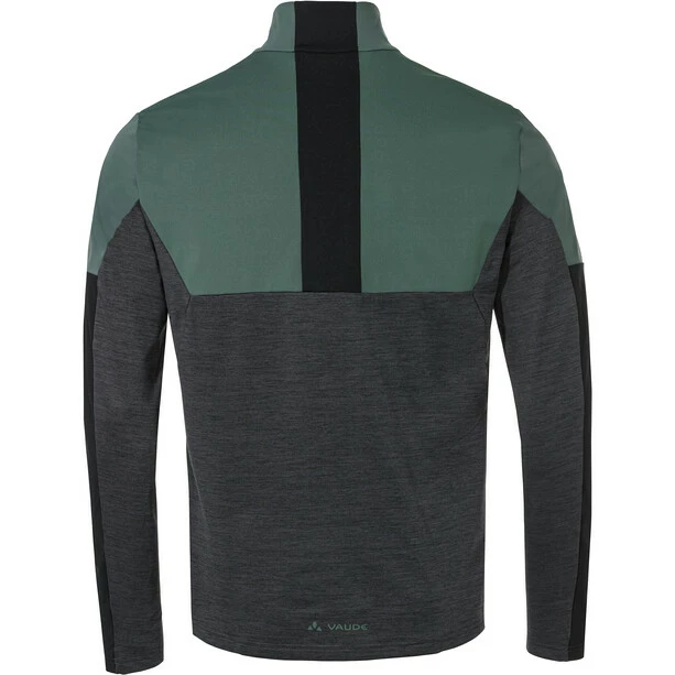 VAUDE All Year Moab T-Shirt Mit Durchgehendem Reißverschluss Herren Petrol/grau 4 VAUDE All Year Moab T-Shirt Mit Durchgehendem Reißverschluss Herren Petrol/grau – Bild 2