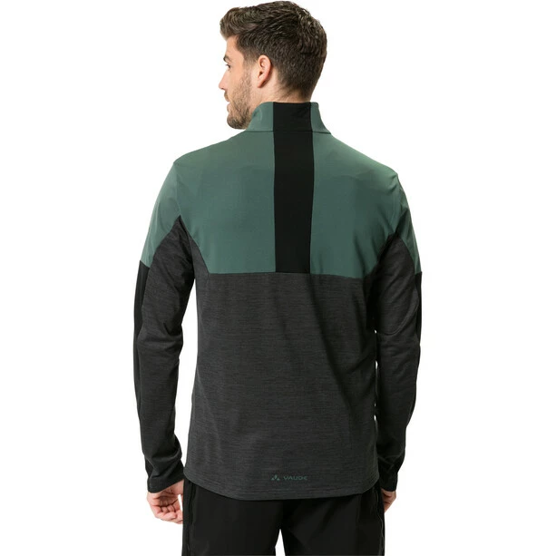 VAUDE All Year Moab T-Shirt Mit Durchgehendem Reißverschluss Herren Petrol/grau 6 VAUDE All Year Moab T-Shirt Mit Durchgehendem Reißverschluss Herren Petrol/grau – Bild 4