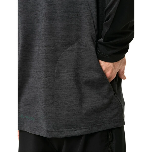 VAUDE All Year Moab T-Shirt Mit Durchgehendem Reißverschluss Herren Petrol/grau 8 VAUDE All Year Moab T-Shirt Mit Durchgehendem Reißverschluss Herren Petrol/grau – Bild 6