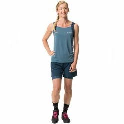 VAUDE Altissimi Ärmelloses Shirt Damen Blau 12 VAUDE Altissimi Ärmelloses Shirt Damen Blau -Cityräder magasin en ligne vaude altissimi sl shirt women blue gray 5