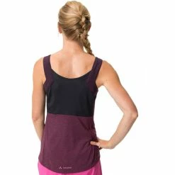 VAUDE Altissimi Ärmelloses Shirt Damen Lila -Cityräder magasin en ligne vaude altissimi sl shirt women cassis 4