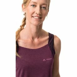 VAUDE Altissimi Ärmelloses Shirt Damen Lila -Cityräder magasin en ligne vaude altissimi sl shirt women cassis 6