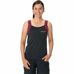 VAUDE Altissimi Top Damen Schwarz -Cityräder magasin en ligne vaude altissimi top women black 3