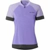 VAUDE Altissimo Q-Zip Kurzarmshirt Damen Lila -Cityräder magasin en ligne vaude altissimo q zip ss shirt women limonium 1