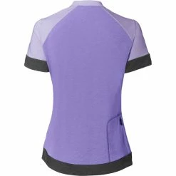 VAUDE Altissimo Q-Zip Kurzarmshirt Damen Lila -Cityräder magasin en ligne vaude altissimo q zip ss shirt women limonium 2