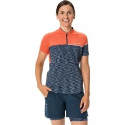 VAUDE Altissimo Shirt Damen Blau -Cityräder magasin en ligne vaude altissimo shirt women dark sea 3