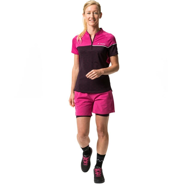 VAUDE Altissimo Kurzarm Shirt Damen Pink 7 VAUDE Altissimo Kurzarm Shirt Damen Pink – Bild 5