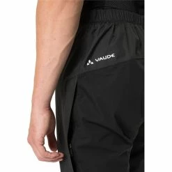 VAUDE Kuro Regenhose Herren Schwarz -Cityräder magasin en ligne vaude kuro rain pants men black 4