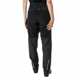 VAUDE Kuro Regenhose Damen Schwarz -Cityräder magasin en ligne vaude kuro rain pants women black 2