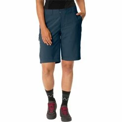VAUDE Ledro Shorts Damen Blau -Cityräder magasin en ligne vaude ledro shorts women dark sea 3