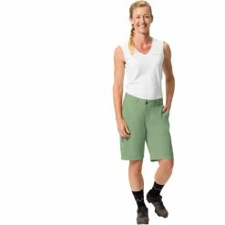 VAUDE Ledro Shorts Damen Grün -Cityräder magasin en ligne vaude ledro shorts women willow green 5