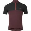 VAUDE Matera Kurzarmtrikot Mit 1/2 Reißverschluss Herren Schwarz -Cityräder magasin en ligne vaude matera half zip ss tricot men black 1