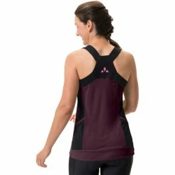 VAUDE Matera Ärmelloses Shirt Damen Lila -Cityräder magasin en ligne vaude matera sl shirt women cassis 4