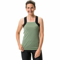 VAUDE Matera Ärmelloses Shirt Damen Grün -Cityräder magasin en ligne vaude matera sl shirt women willow green 3