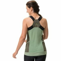 VAUDE Matera Ärmelloses Shirt Damen Grün -Cityräder magasin en ligne vaude matera sl shirt women willow green 4