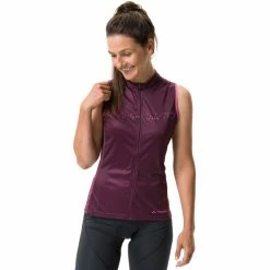 VAUDE Posta Full-Zip Trikot Ohne Ärmel Damen Lila -Cityräder magasin en ligne vaude posta full zip sl tricot women cassis 3