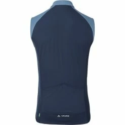 VAUDE Posta Full Zip Trikot Ärmellos Herren Blau -Cityräder magasin en ligne vaude posta full zip sleeveless tricot men blue gray 2