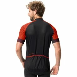 VAUDE Posta Kurzarmtrikot Mit 1/2 Reißverschluss Herren Grau/rot -Cityräder magasin en ligne vaude posta half zip ss tricot men glowing red 4