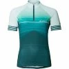 VAUDE Posta Trikot Mit 1/2 Reißverschluss Damen Türkis -Cityräder magasin en ligne vaude posta half zip tricot women mallard green 1