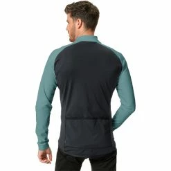 VAUDE Posta Langarm Trikot Herren Schwarz/petrol -Cityräder magasin en ligne vaude posta ls tricot men dusty moss 4