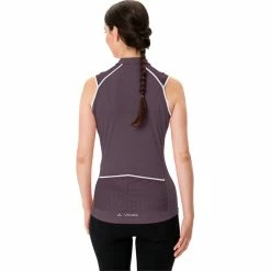 VAUDE Posta Full-Zip Trikot Ärmellos Damen Lila -Cityräder magasin en ligne vaude posta sleeveless full zip tricot women blackberry 4