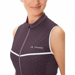 VAUDE Posta Full-Zip Trikot Ärmellos Damen Lila -Cityräder magasin en ligne vaude posta sleeveless full zip tricot women blackberry 5