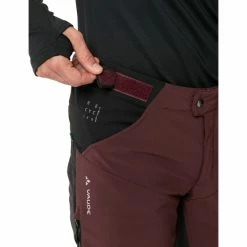 VAUDE Qimsa II S/S+L/S Softshell Hose Herren Rot -Cityräder magasin en ligne vaude qimsa ii s s l s softshell pants men dark oak 5