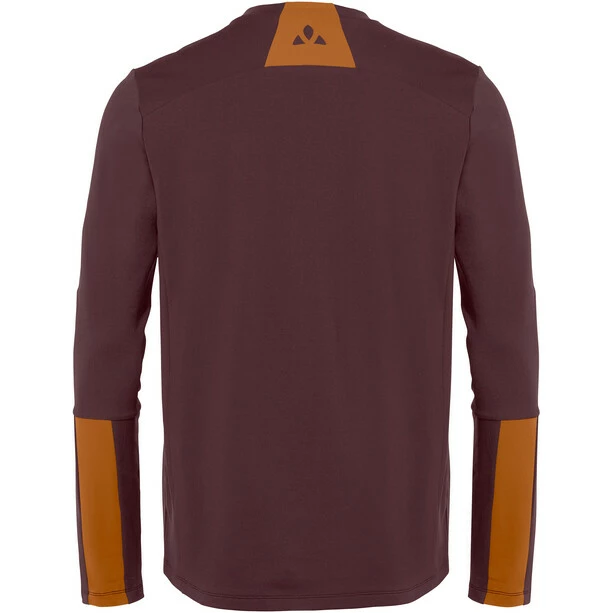 VAUDE Qimsa Langarm Shirt Herren Rot 4 VAUDE Qimsa Langarm Shirt Herren Rot – Bild 2