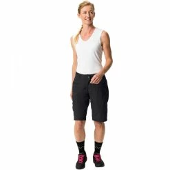 VAUDE Qimsa Shorts Damen Schwarz -Cityräder magasin en ligne vaude qimsa shorts women black uni 5
