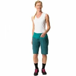 VAUDE Qimsa Shorts Damen Petrol 12 VAUDE Qimsa Shorts Damen Petrol -Cityräder magasin en ligne vaude qimsa shorts women mallard green 5