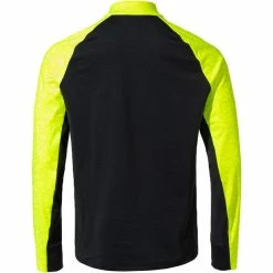 VAUDE Virt QZip II Langarm Shirt Herren Schwarz/gelb -Cityräder magasin en ligne vaude virt qzip ii ls shirt men neon yellow 2
