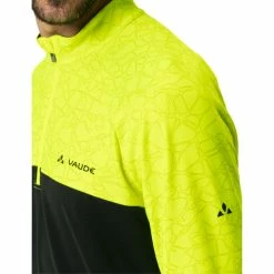 VAUDE Virt QZip II Langarm Shirt Herren Schwarz/gelb -Cityräder magasin en ligne vaude virt qzip ii ls shirt men neon yellow 6