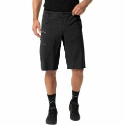 VAUDE Virt Shorts Herren Schwarz -Cityräder magasin en ligne vaude virt shorts men black uni 3