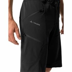 VAUDE Virt Shorts Herren Schwarz -Cityräder magasin en ligne vaude virt shorts men black uni 6
