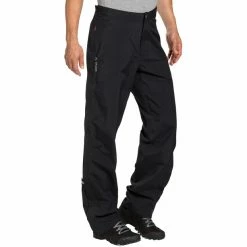 VAUDE Yaras III Zip Regenhose Herren Schwarz -Cityräder magasin en ligne vaude yaras iii rain zip pants men black 3