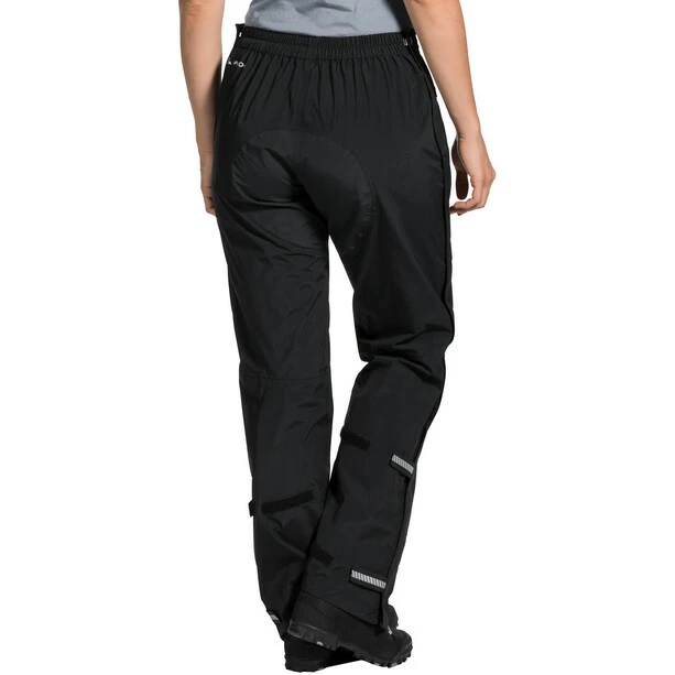 VAUDE Yaras III Regen Zip Hose Damen Schwarz 6 VAUDE Yaras III Regen Zip Hose Damen Schwarz – Bild 4