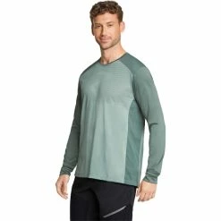 Ziener Nabisco Langarmshirt Herren Grün -Cityräder magasin en ligne ziener nabisco ls shirt men green stone 4