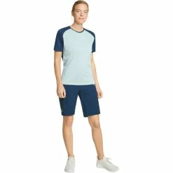 Ziener Nabuca Kurzarmshirt Damen Weiß/blau -Cityräder magasin en ligne ziener nabuca ss shirt women ice 5