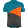 Ziener Nacis Trikot Jugend Bunt -Cityräder magasin en ligne ziener nacis jersey youth crystal blue 1
