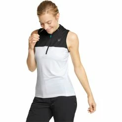Ziener Naleri Ärmelloses Trikot Damen Weiß -Cityräder magasin en ligne ziener naleri sl jersey women white 3