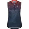 Ziener Nalerina Ärmelloses Trikot Damen Blau/orange -Cityräder magasin en ligne ziener nalerina sl jersey women signal peach 1